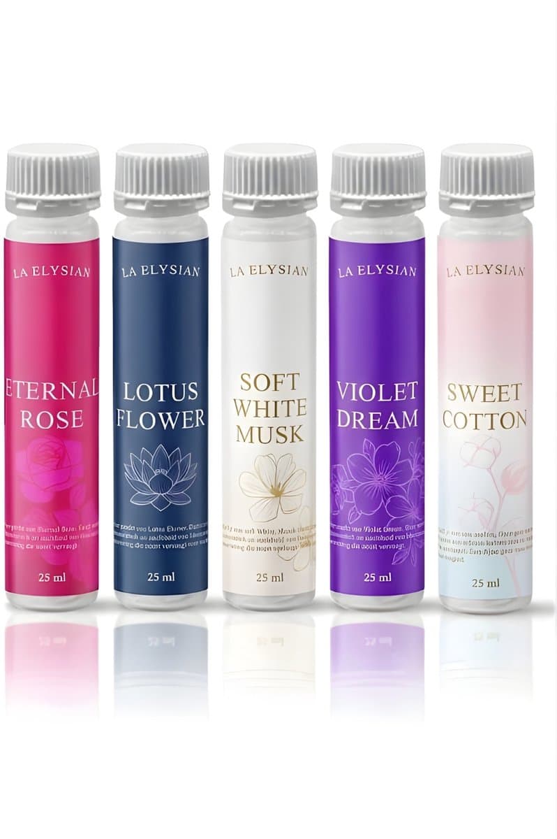 La Elysian Wasparfum Proefpakket – 5 x 25ml - 5 Unieke Geuren voor een Frisse en Luxe Was — afbeelding 1