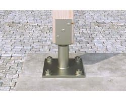 Boutanker Verzinkt Staal - Keilanker - Beton Bevestigen - Lange Schroefdraad - 8mm Diameter - Zilverkleurig