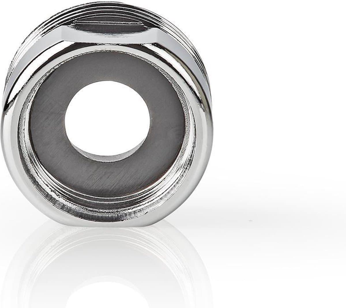 Nedis Slangadapter - 1/2'' - 3/4'' - Metaal - Zilver — afbeelding 1