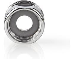 Nedis Slangadapter - 1/2'' - 3/4'' - Metaal - Zilver