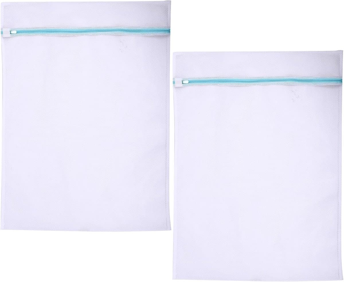 Waszakken, Ideaal voor Overhemden, Truien, Pantalons, Gordijnen, Beddengoed, 90 x 110 cm, Wasnet voor Wasmachine, Herbruikbare Waszak met Ritssluiting — afbeelding 1