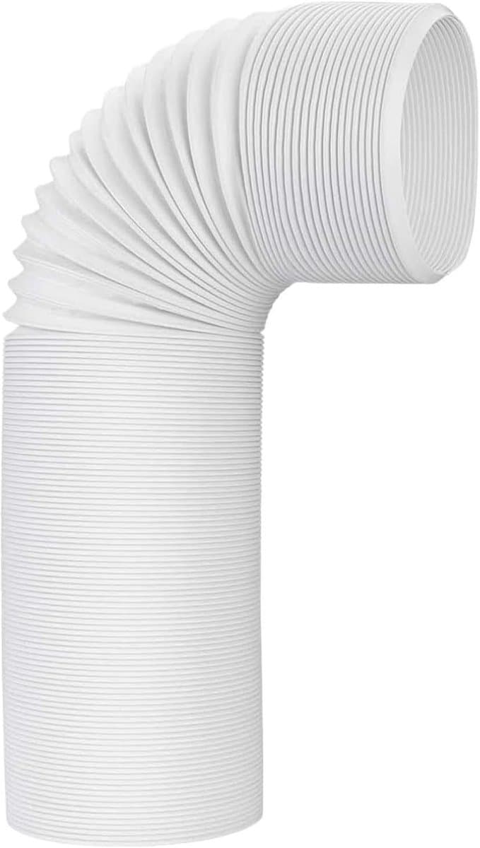 Draagbare Airco Slang - Ventilatieslang Afvoer - Efficiënte Koeling - Universele Diameter Pasvorm - 1.5 Meter - Wit — afbeelding 1
