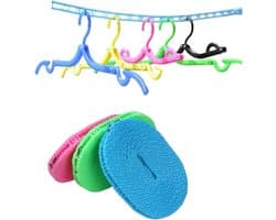 Waslijn - Draad Waslijn - Kleding Drogen - Intrekbaar Ontwerp - 3 meter - Willekeurige Kleur