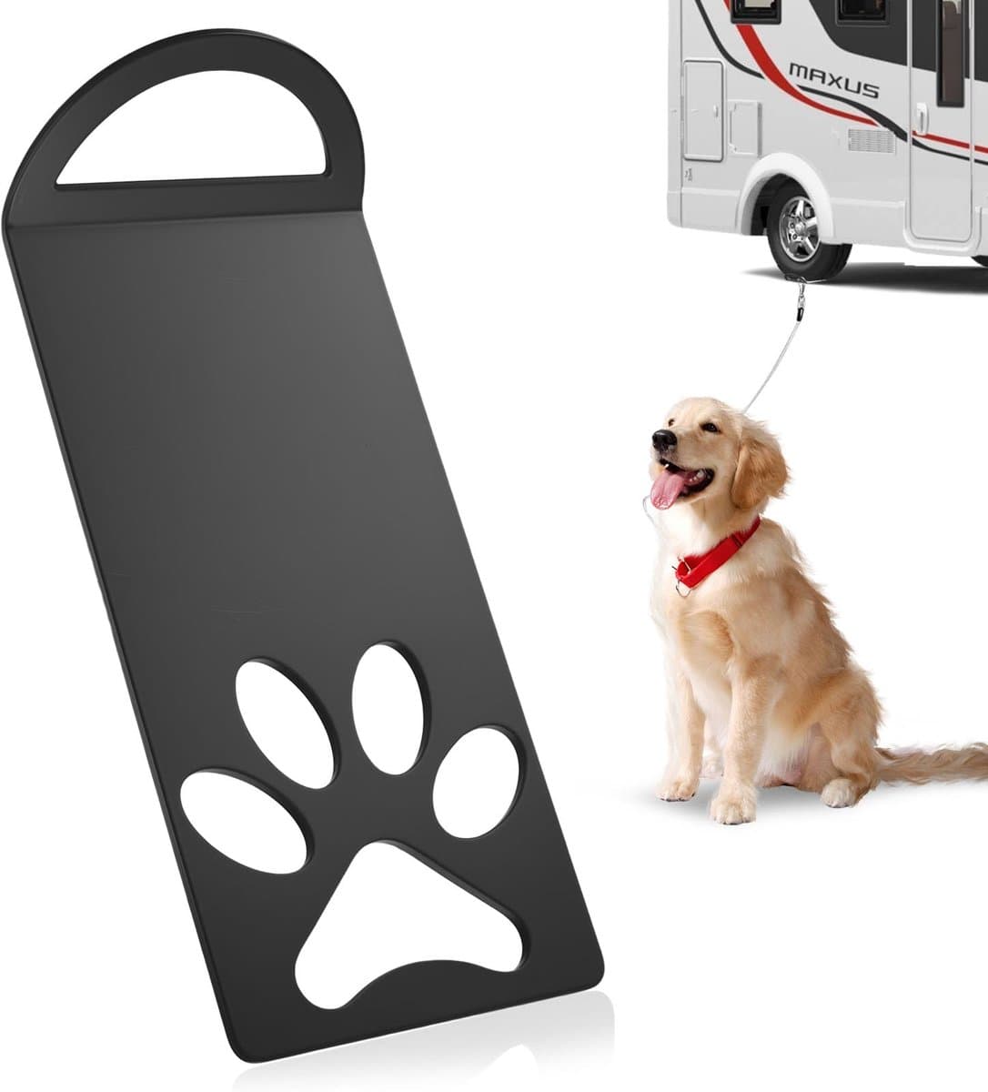Honden, grondanker voor honden, grondanker, hondenhouder, voor uitstapjes in de auto, voor puppy's en honden, camping, outdoor, accessoires — afbeelding 1