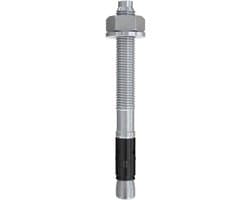 Ankerbout FAZ II - Koolstofstaal plug - Bevestigen in beton - Gecontroleerde spreiding - 108 mm lengte - Zilverkleurig