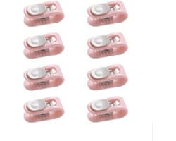 Antislip clips set 8 stuks voor gordijnen, kleding, sokken - Opbergclips voor dekbedovertrekken