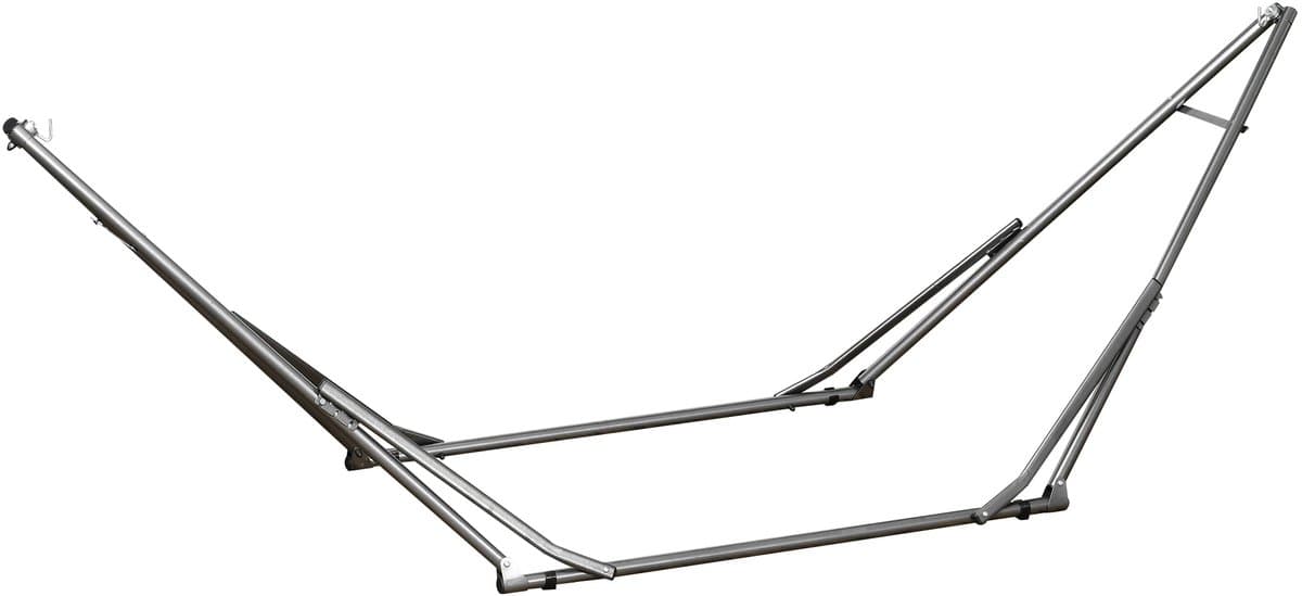 Opvouwbare 2-in-1 standaard voor hangmat en kledingrek, draagvermogen tot 120 kg (290 x 92 x 88 cm), voor tuin en terras — afbeelding 1