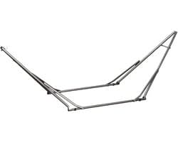 Opvouwbare 2-in-1 standaard voor hangmat en kledingrek, draagvermogen tot 120 kg (290 x 92 x 88 cm), voor tuin en terras