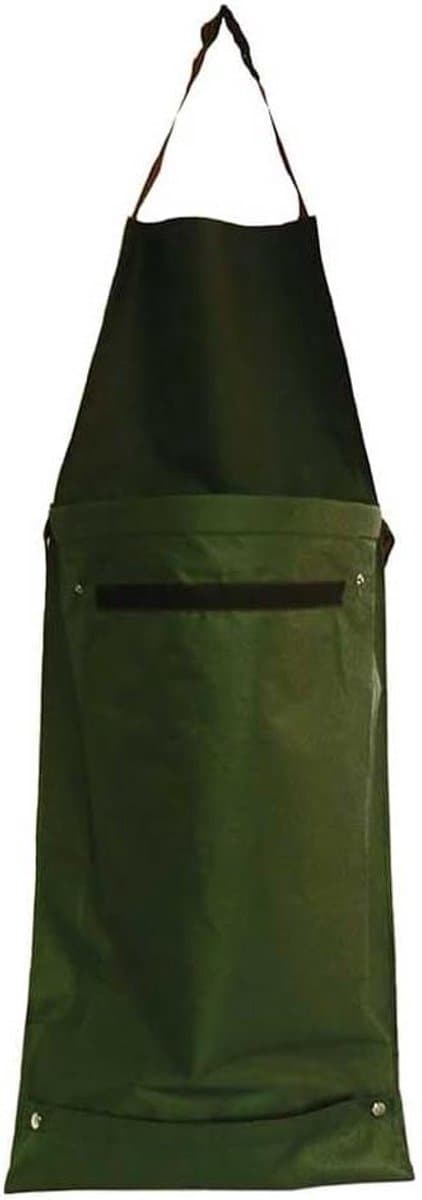 Oogst Schort - Plukzak Tuin - Groente Fruit Verzamelen - Waterdichte Stof - 109 cm Lengte - Groen — afbeelding 1