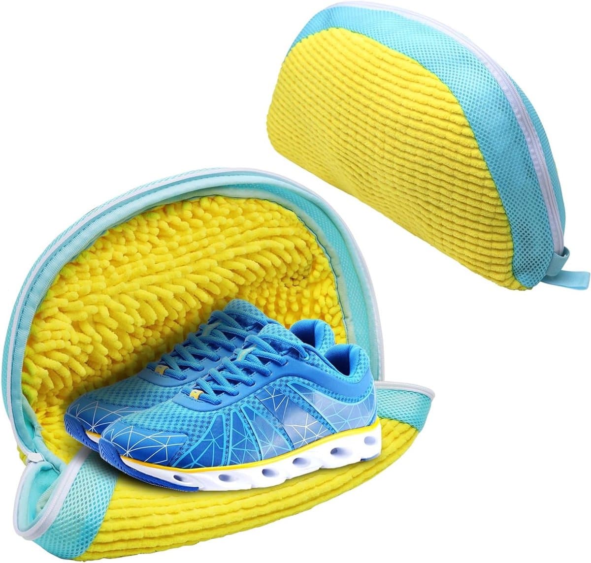 Schoenwaszak voor wasmachine - Dikke waszak voor sneakers, gym schoenen en canvas schoenen met verhoogde wrijving — afbeelding 1