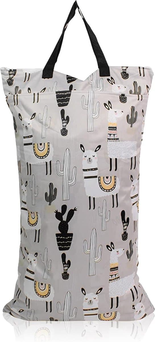 Wetbags kinderdagverblijf, waterdichte tas met dubbele ritssluiting om op te hangen, wasbaar en herbruikbaar, geschikt voor babyluiers, fitness, strand, zwembad, natte zak, Dw05, mode De MHwan Store openen — afbeelding 1