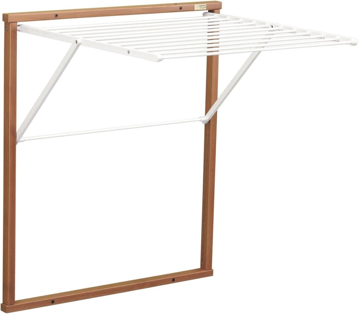 Wandwasrek houten Kledy inklapbaar 65 m lijn Kerrie - AR-It il Cuore del Legno — afbeelding 1