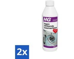 2 x HG Tegen Stinkende Wasmachines 550 gr - Wasmachine Reiniger - Wasmachine Schoonmaken - Wasmachine Geur - Wasmachine Stinkt - Wasmachine Onderhoud