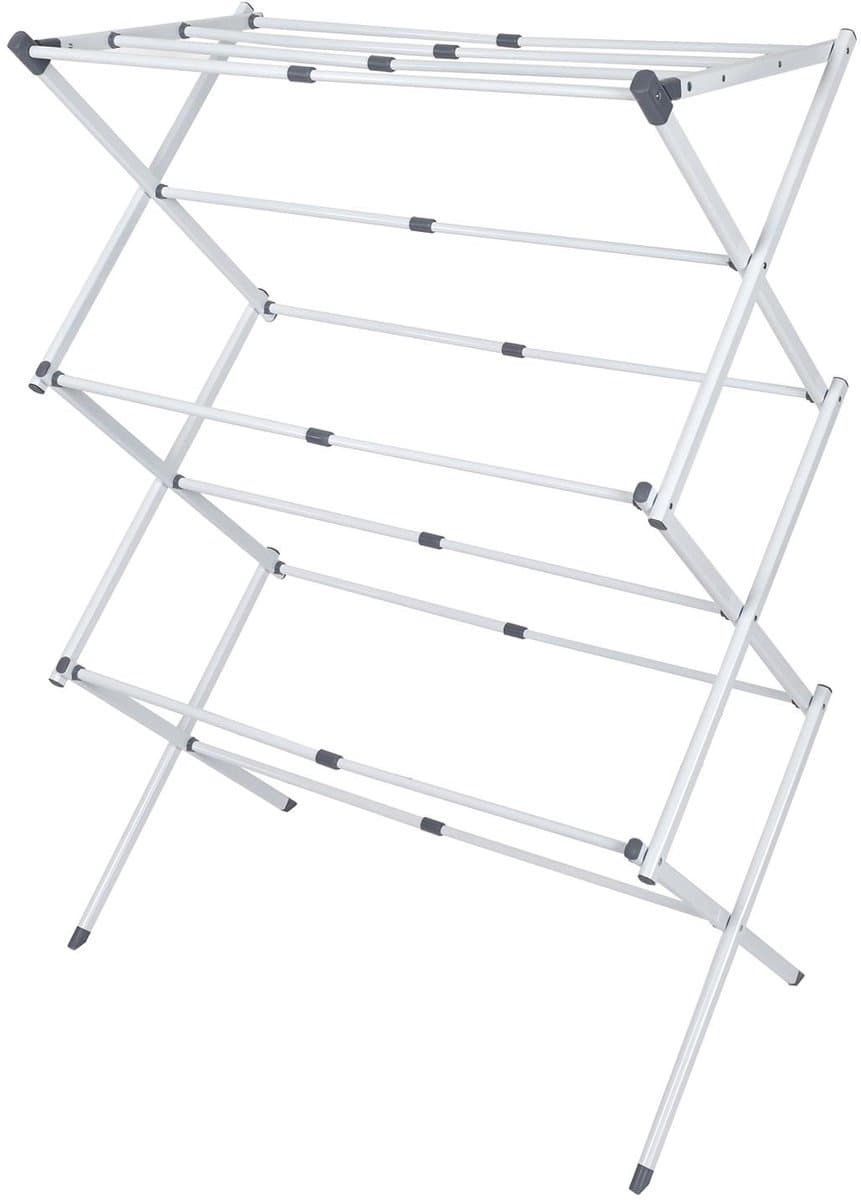 4goodz Droogrek Inklapbaar - Metalen Wasrek - 9m Droogruimte - Wit — afbeelding 1