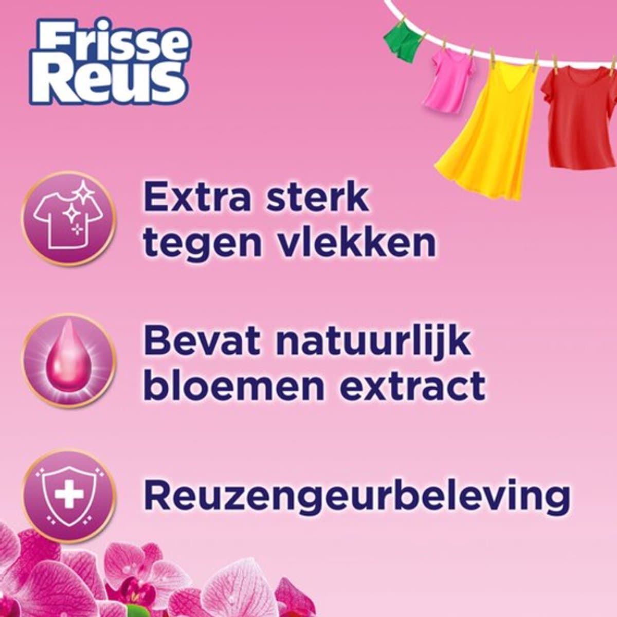 Witte Reus Wasmiddel Frisse Reus Gel Orchidee 77 Wasbeurten - 2 x 3,465 liter - Voordeelverpakking — afbeelding 1