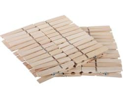 Talen Tools - Wasknijpers - Hout - 48 stuks
