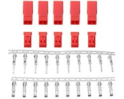 JST RCY 2P stekker set 2 pin 5 sets male en female connectoren