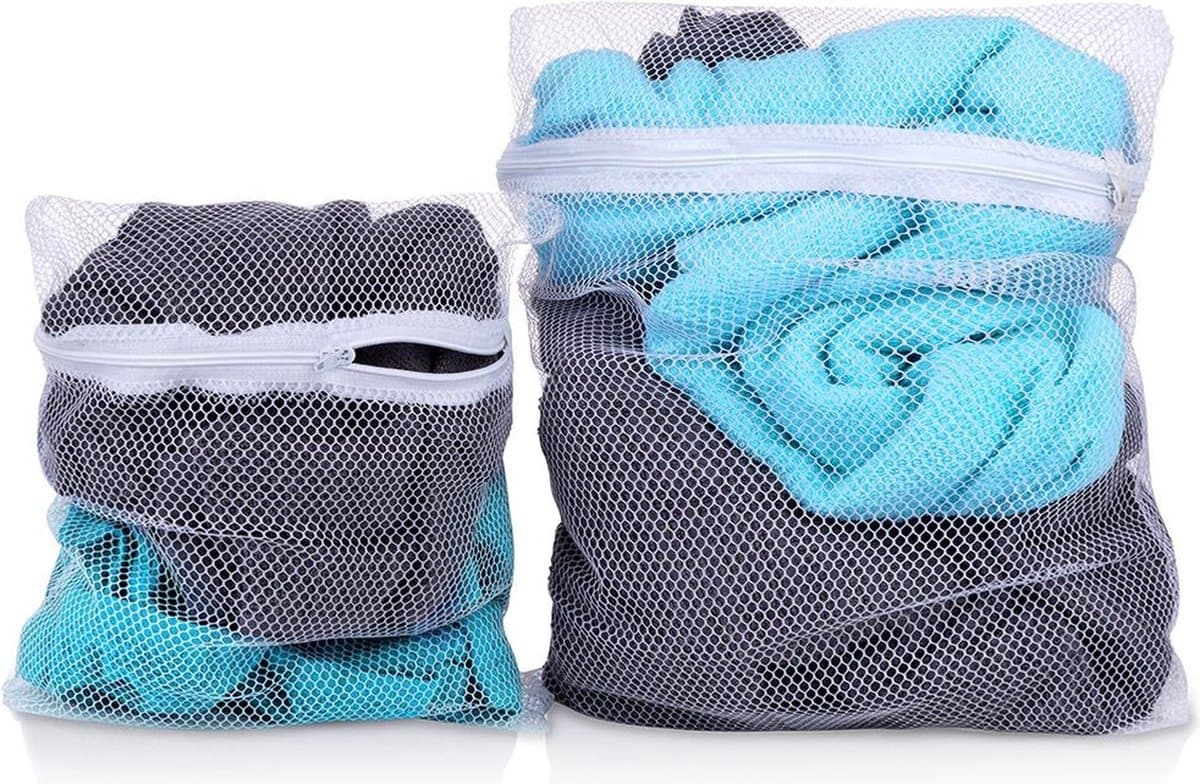 Mesh Waszak 2 stuks - Waszakjes - Waszakken voor Wasmachine - Herbruikbaar — afbeelding 1