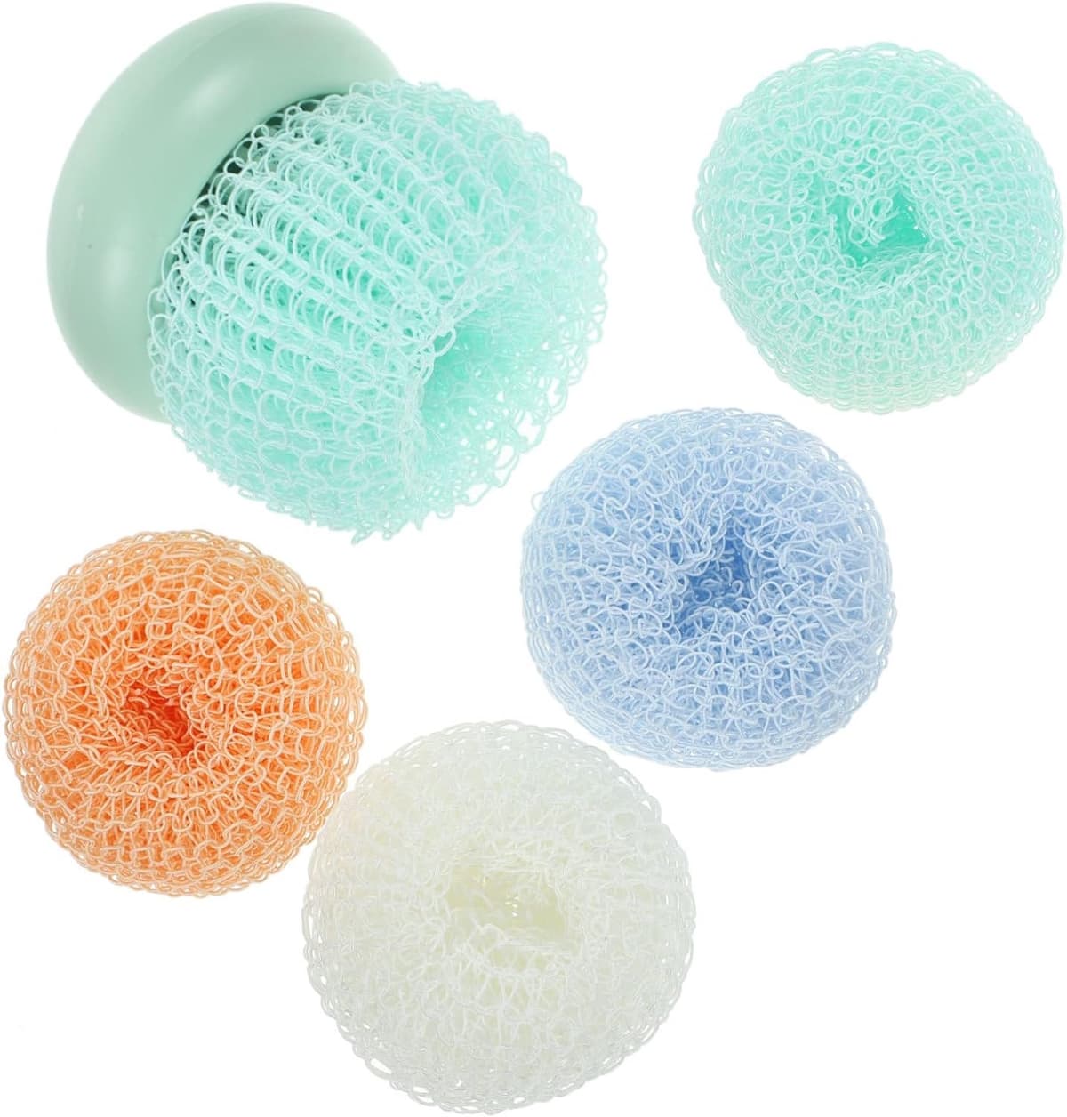 1set Keukenreinigingsborstel Met Vervangbare Borstelkoppen Handige Scrubborstel Voor Pannen Groenten Keukenoppervlakken Ergonomische Handgreep Voor Comfort Efficiëntie — afbeelding 1