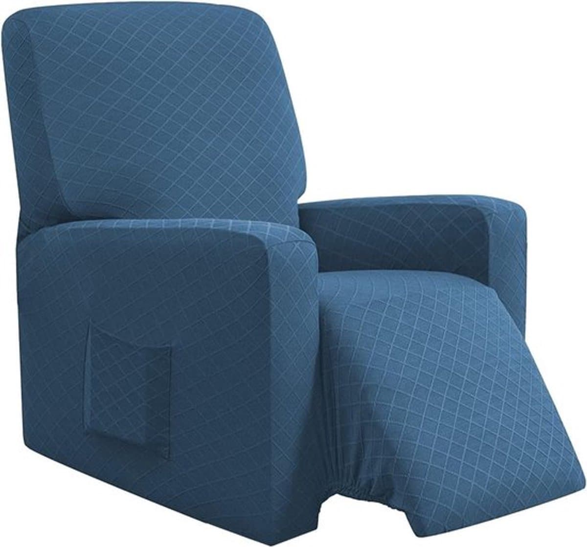 Elastic Stoelhoes voor Volledige Bescherming van Ligstoelen - UV-bestendig, Waterdicht en Ademend (Jeansblauw) — afbeelding 1