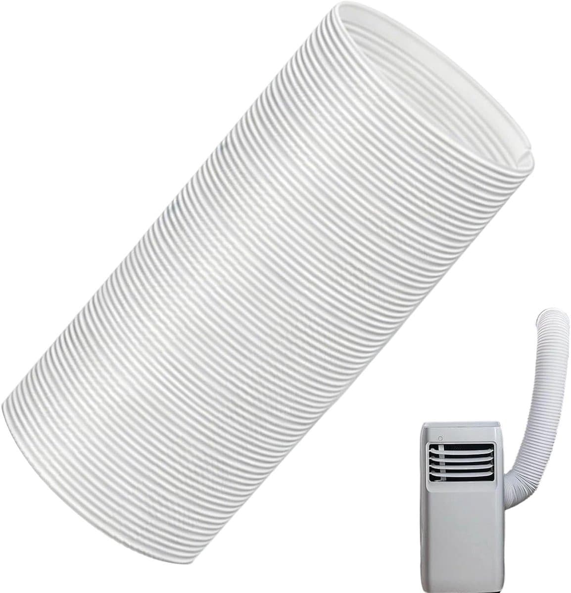 Afvoerslang Airco - Ventilatieslang Mobiel - Warmte Afvoeren - Telescopisch Verstelbaar - 3 Meter - Grijs — afbeelding 1