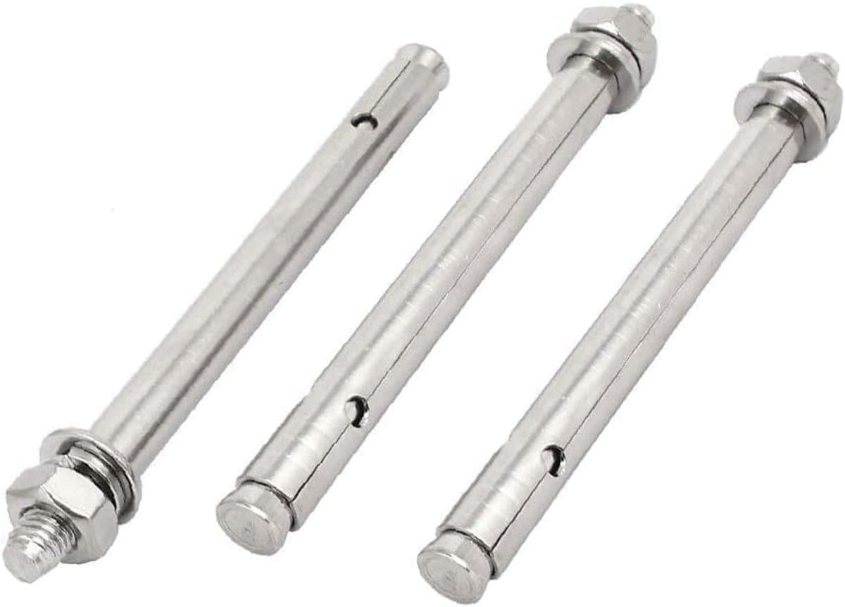 Mouwanker RVS - Expansiebout Ankerplug - Bevestigen aan Muur - Roestvrij Staal - M10x150mm - Zilverkleurig — afbeelding 1
