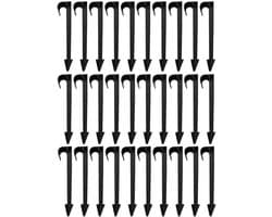 Grondharingen 100 stuks - irrigatiesysteem grondankers - druppelbewatering - steunpalen - 16 mm slang