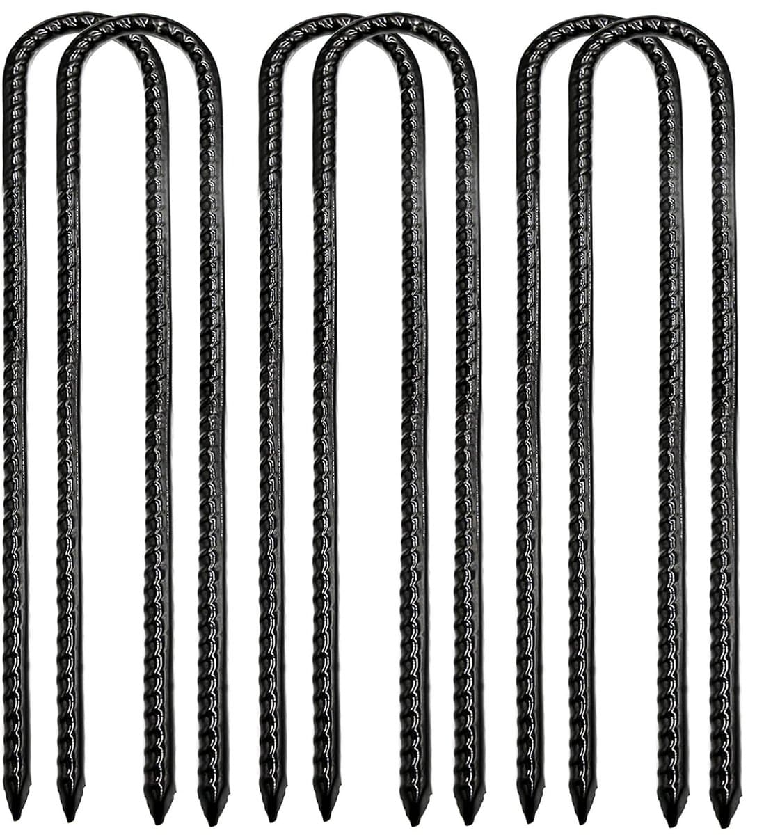 Dailygoods - 6 Stuks Verzinkte Grondankers voor Tent en Tuin — afbeelding 1