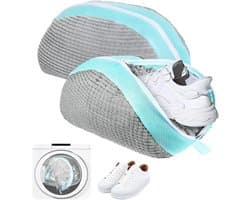 Schoenwaszak voor de Wasmachine - Set van 2 Herbruikbare Netzakken voor Sneakers, Lichtgewicht en Compact, 39 x 25 x 9 cm