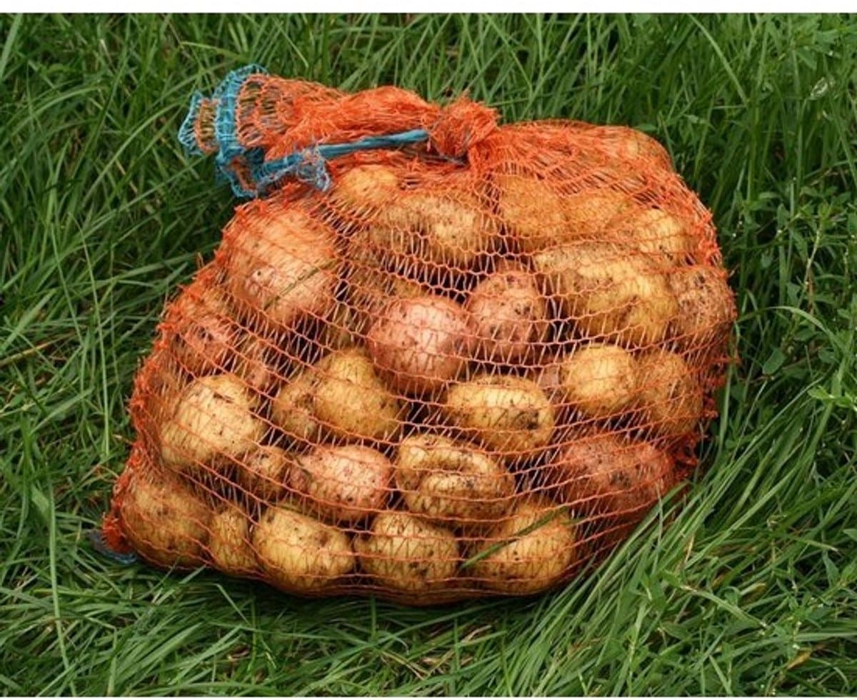 100x Grote Netzakken met Trekkoord - 51x80cm - Ideaal voor Aardappelen, Uien en Haardhout — afbeelding 1