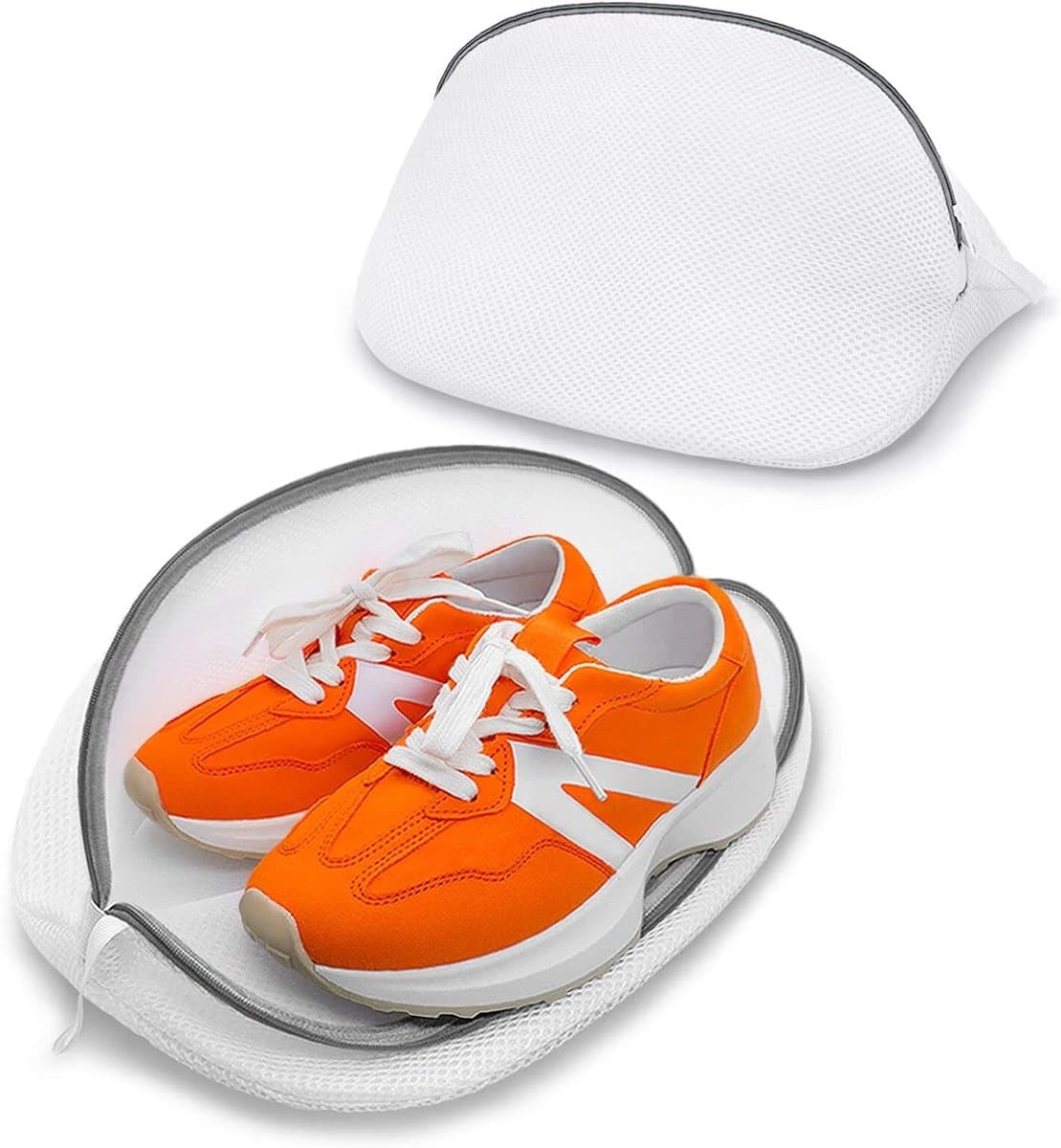 Thijox - 2 Stuks Waszak voor Schoenen in Wasmachine, Herbruikbaar Wasnet met Ritssluiting voor Sneakers, Beha, Sokken, Wasgoed en Reizen - 100% Polyes — afbeelding 1