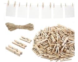 Decoratieve houten knijpers - Dailygoody mini set