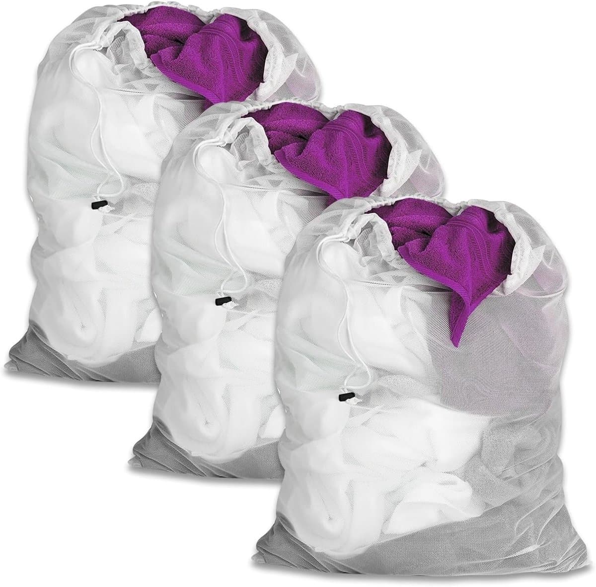 Grote Wasnetten 3-Pack XXL 60 x 90 cm voor Wasmachine, Ideaal voor Kleding, Handdoeken en Dekens — afbeelding 1