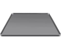 Koelkastonderlegger - Lekbak Siliconen - Apparaat Bescherming - Verhoogde Rand - 60x60 cm - Grijs