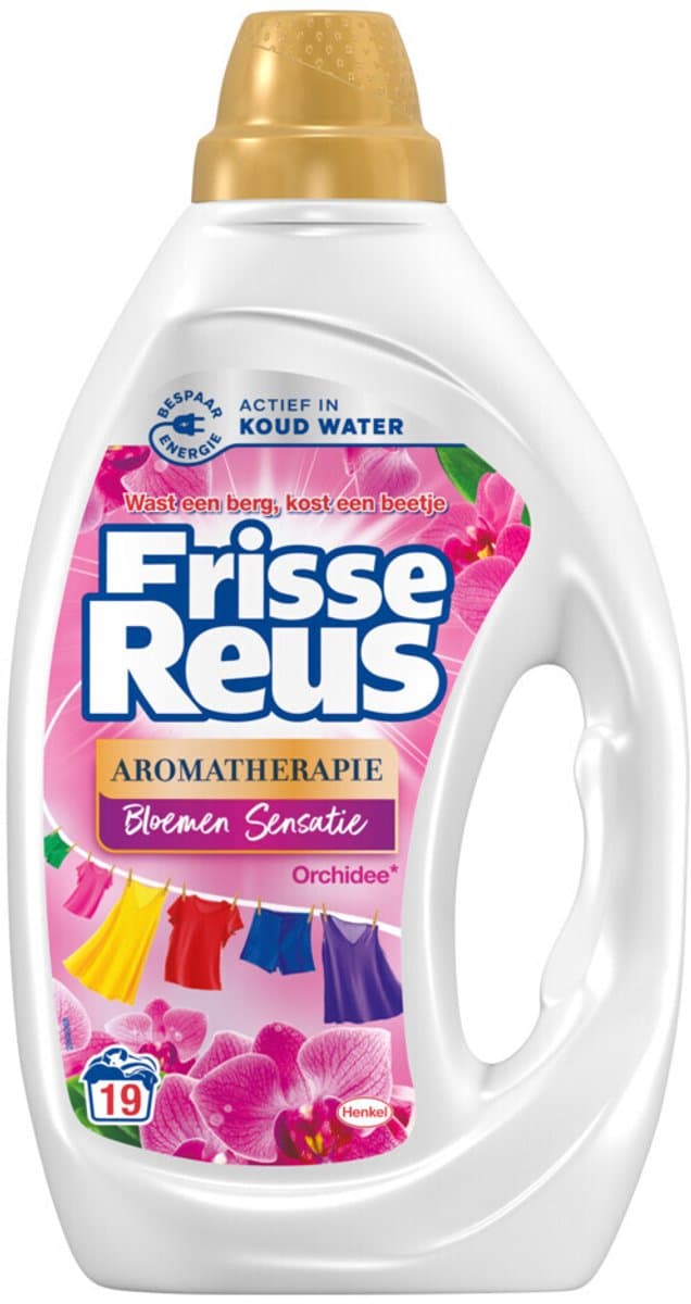 Witte Reus Wasmiddel Frisse Reus Gel Orchidee 19 Wasbeurten - 855 ml — afbeelding 1