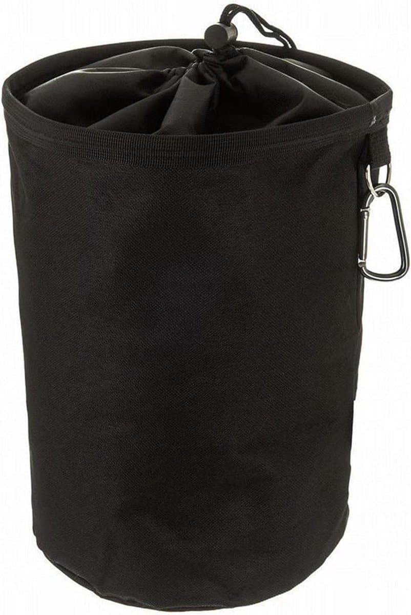 Waterdichte Peg Bag - Kleding Pin Sack - Wasknijpers Opbergen - Met Ophanghaak - 20x30 cm - Zwart — afbeelding 1