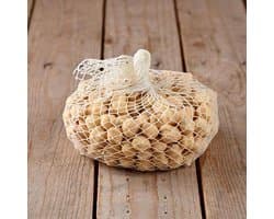 Kooknetten Peulvruchten - Kookzakken Nylon - Peulvruchten Koken - Herbruikbaar Met Trekkoord - 4 x 2 kg - Wit