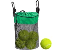 Wasknijper Tas - Opbergzak Kleding - Wasknijpers Organiseren - Mesh Met Haken - 30 x 20 cm - Groen