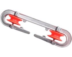 Waslijnspanner - Kledinglijn Spanner - Kleding Drogen - Roestvrij Aluminium - 18.5 x 4.5 x 3.8 cm - Aluminiumkleur