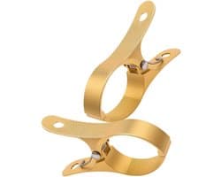 Wasknijpers - Kledingklemmen - Kleding Droge - Winddicht Ontwerp - 10.5x5.5cm - Goud