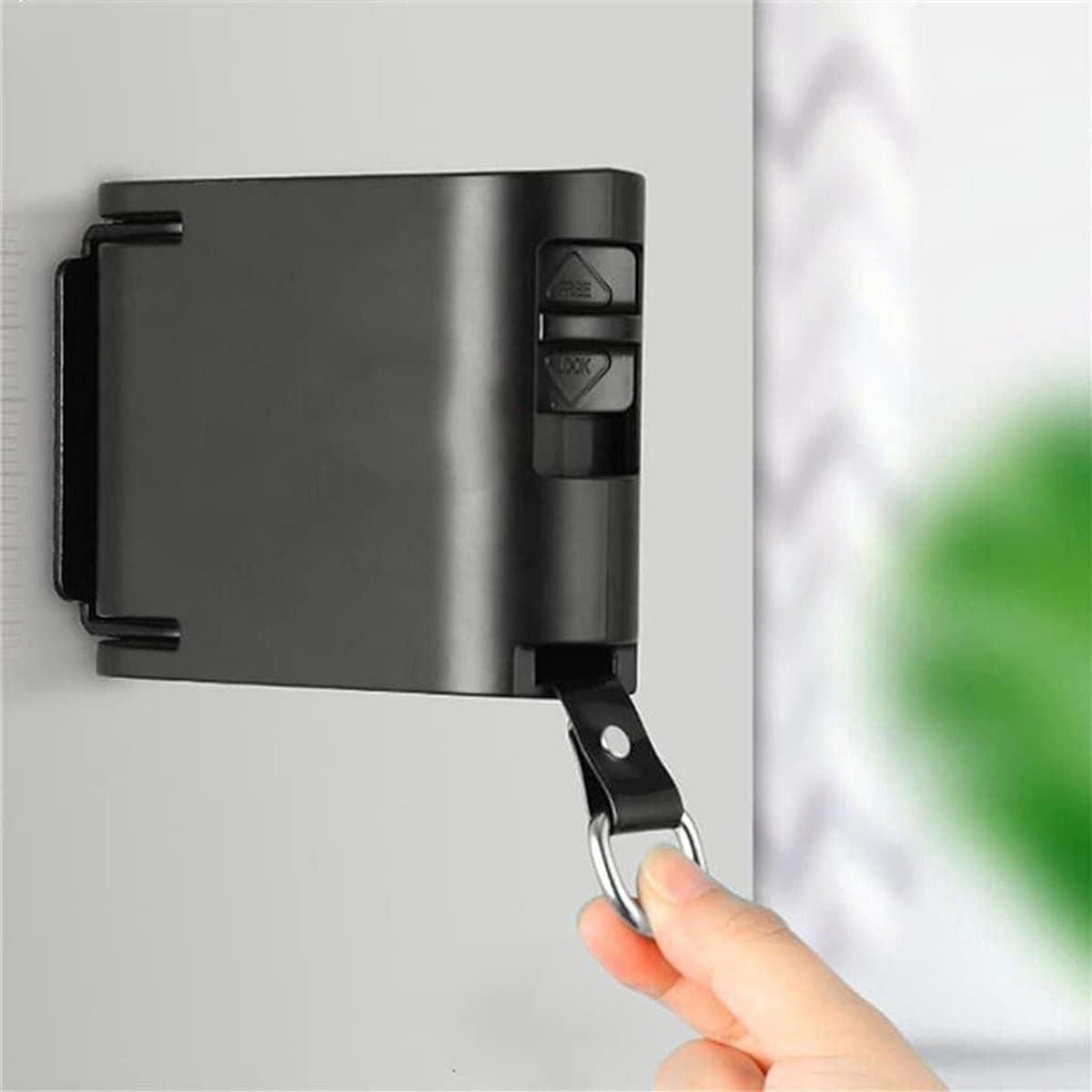 Intrekbare waslijn - Droogrek - Kleding drogen - Roestvrij staal - 10 cm - Zilver — afbeelding 1