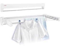 Leifheit Telegant 36 Protect Plus Wanddroogrek - Opvouwbaar en Ruimtebesparend