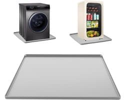 Waterdichte Siliconen Wasbak 60 x 60 cm voor Vloerbescherming, Levensmiddelen en Huishoudelijke Apparaten, Ideaal voor Wasmachines en Afwasmachines