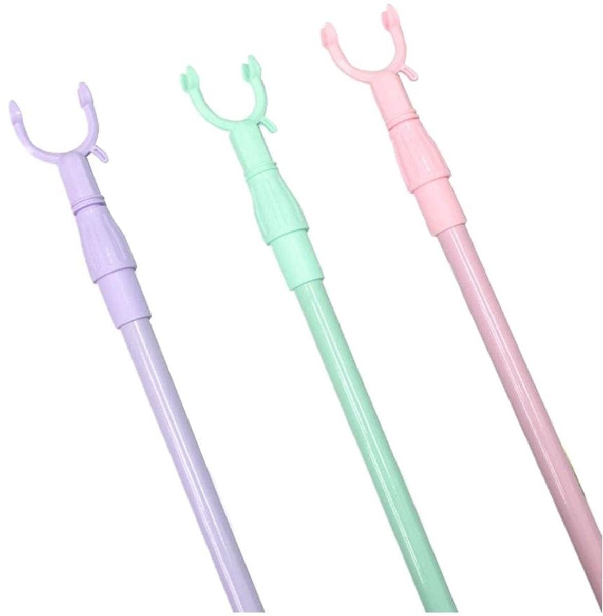Dailygoods- Kledingvork Telescopisch - Ruimtebesparend - Lichtgewicht - Stevige Kledingsteun - U-vormige Kop - Plastic Materiaal - Kledinghanger — afbeelding 1
