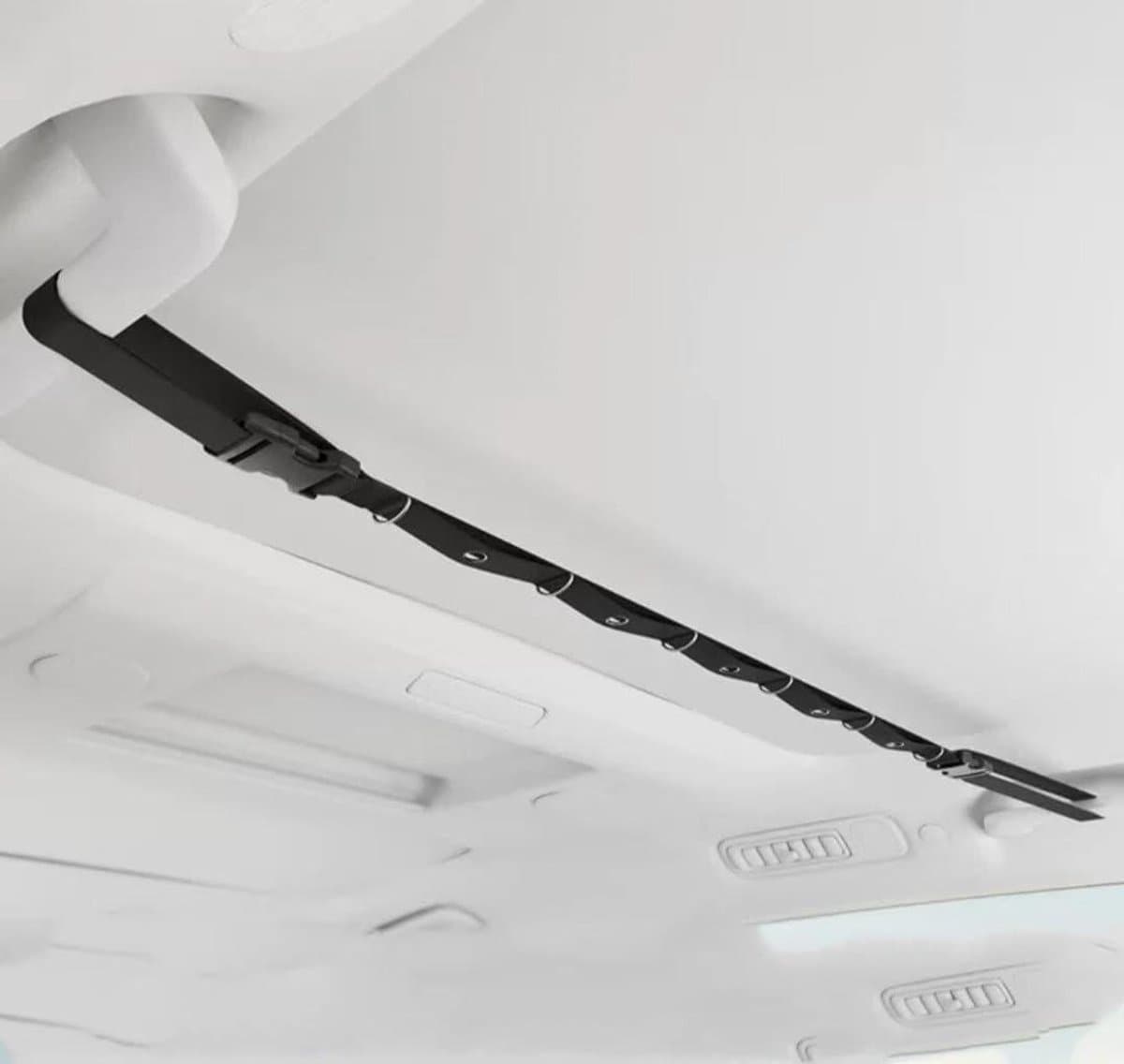 Multifunctionele Waslijn - Reislijn Ophangsysteem - Kleding Drogen - Verstelbare Lengte - 87 tot 130 cm - Zwart — afbeelding 1