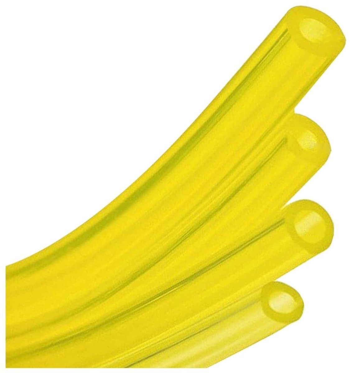 Dailygoods - Flexibele Benzineslangen - Oliebestendige Slang - 4 Maten - Geel - Voor Kleine Motoren - Geschikt voor Grasmaaiers — afbeelding 1