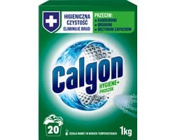 Calgon - Hygiene+ - Waterontharder - Poeder voor Wasmachinebescherming - 1 kg - 20 Wasbeurten