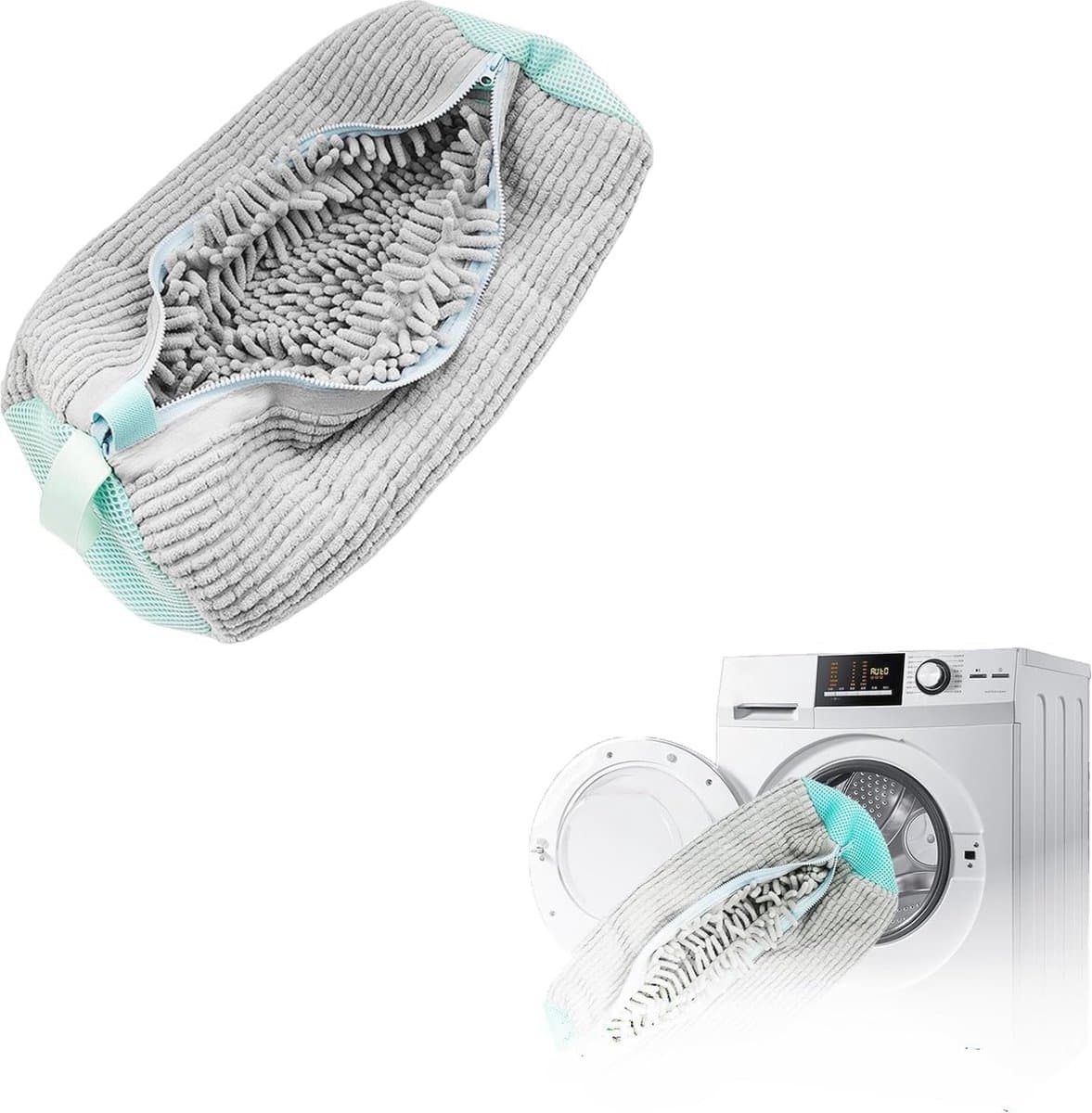Waszak voor schoenen - Herbruikbare en scheurvaste tas voor optimale bescherming in de wasmachine — afbeelding 1