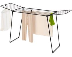 Brabantia HangOn Too Droogrek - 22 m - Inklapbaar Wasrek - Extra Hoog - Matt Black — afbeelding 1