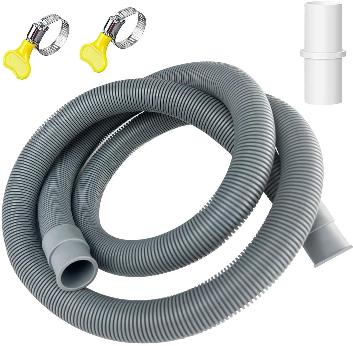 Afvoerslangverlenging - 1,5 meter - flexibel - hoogwaardig materiaal — afbeelding 1